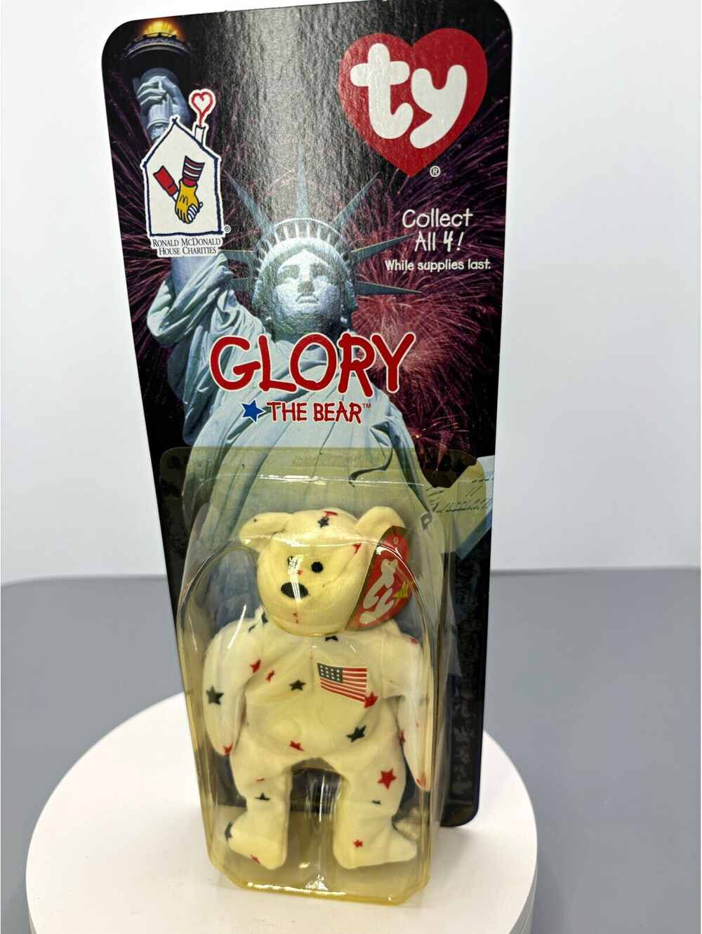 Ty Beanie Babies Glory the Bear McDonald’s Teenie Beanie Baby 1998